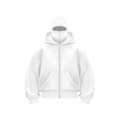 Full Zip Up Ninja Hoodie