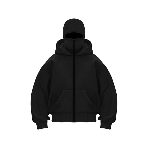 Full Zip Up Ninja Hoodie