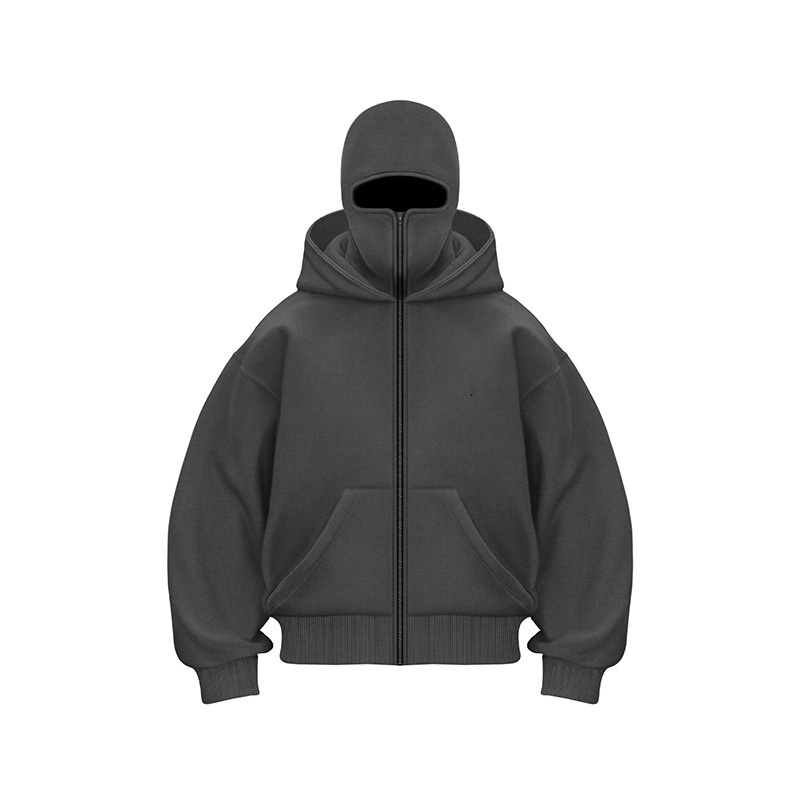 Full Zip Up Ninja Hoodie