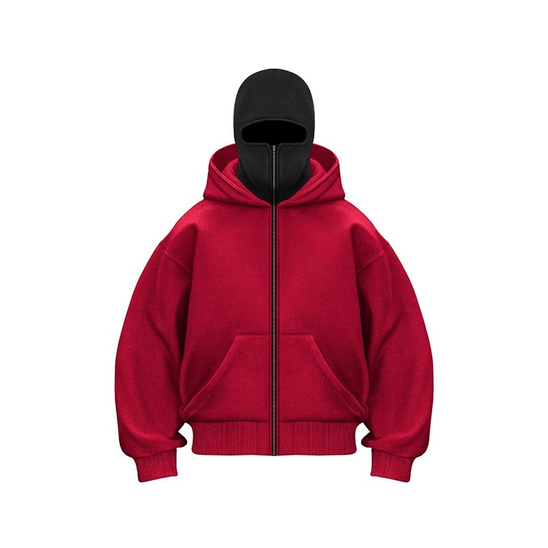 Full Zip Up Ninja Hoodie