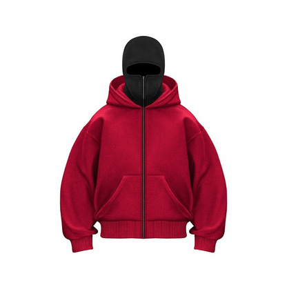 Full Zip Up Ninja Hoodie